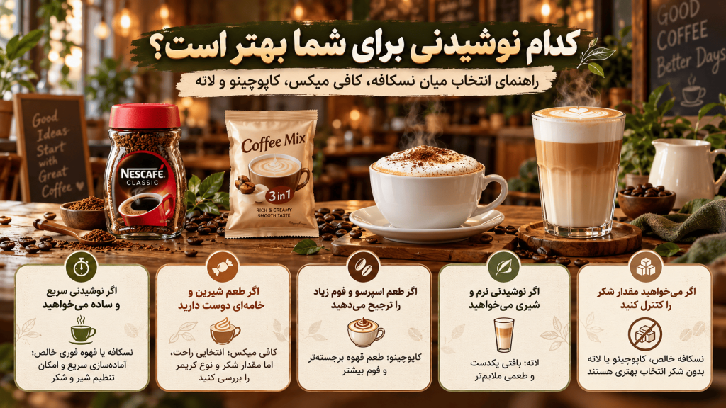 کدام نوشیدنی برای شما بهتر است؟