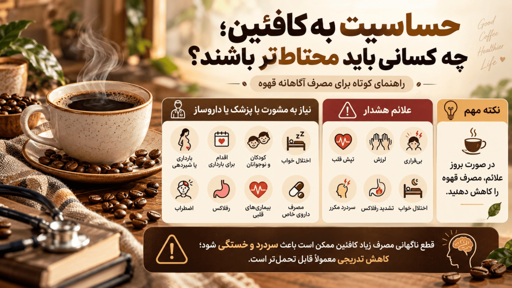 حساسیت به کافئین، چه کسانی باید محتاطتر باشند؟