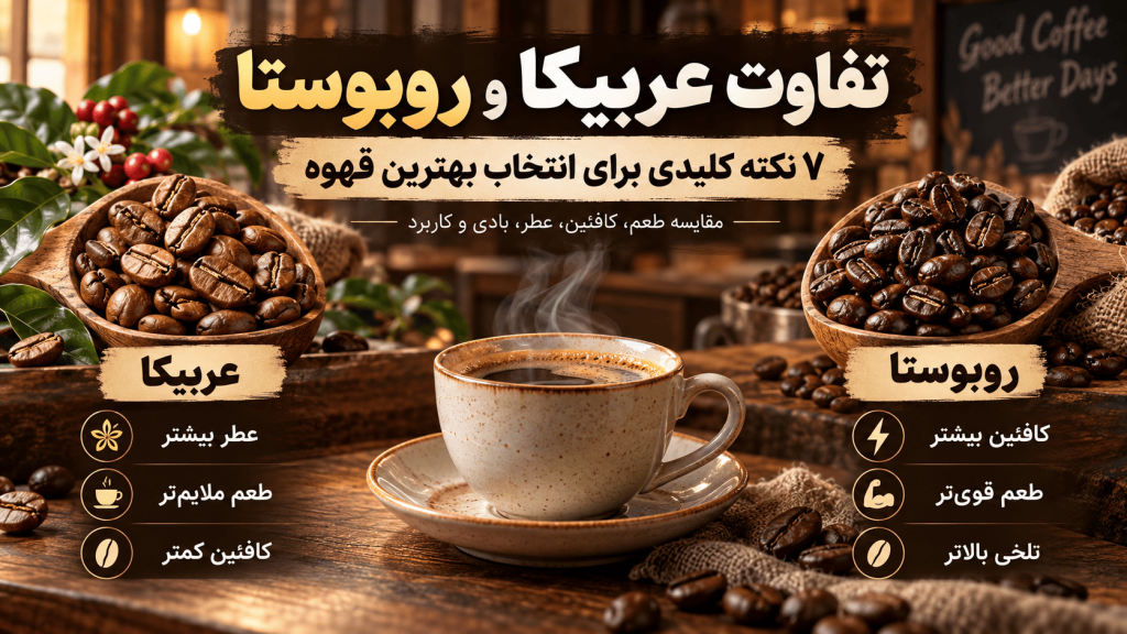 تفاوت عربیکا و روبوستا