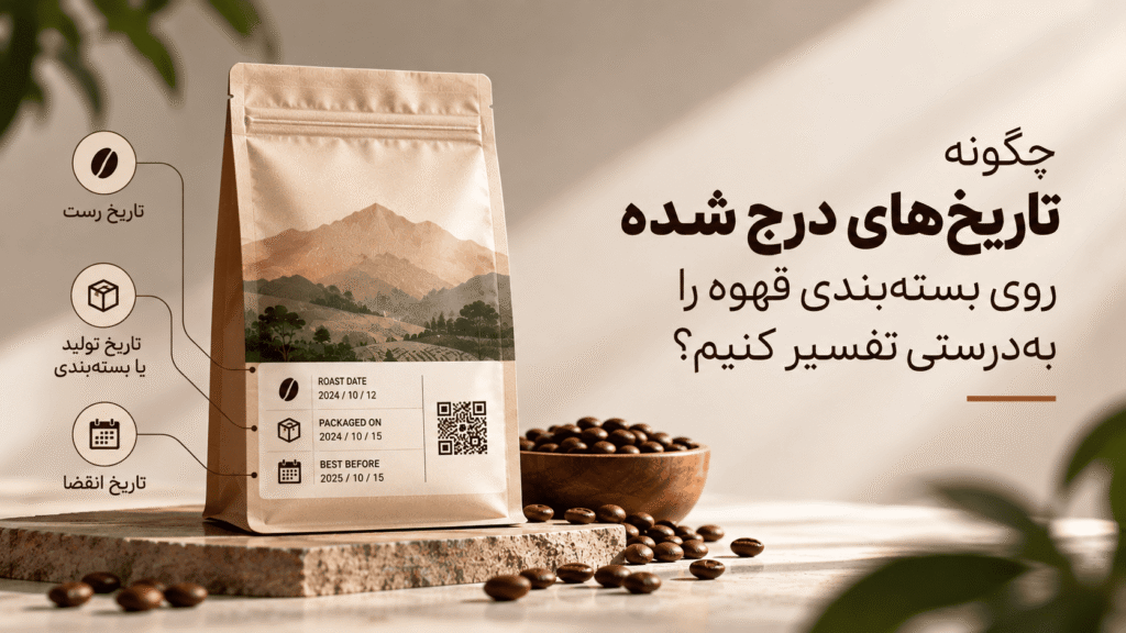 چگونه تاریخ های درج قهوه روس بسته بندی را تفسیر کنیم؟