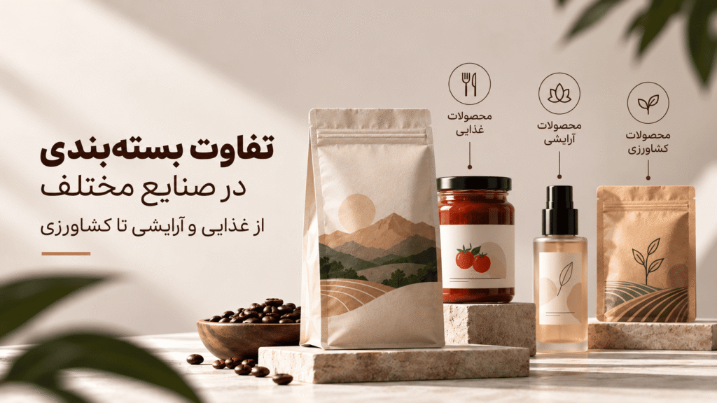 تفاوت بسته بندی در صنایع مختلف