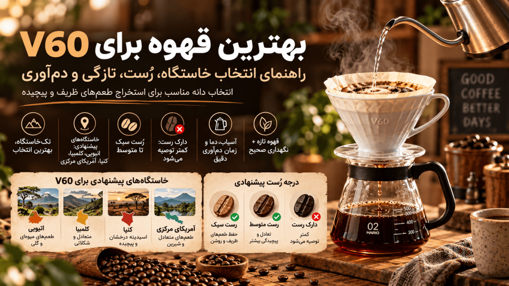 بهترین قهوه برای V60
